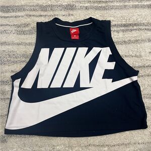 Black Nike Crop Top - S